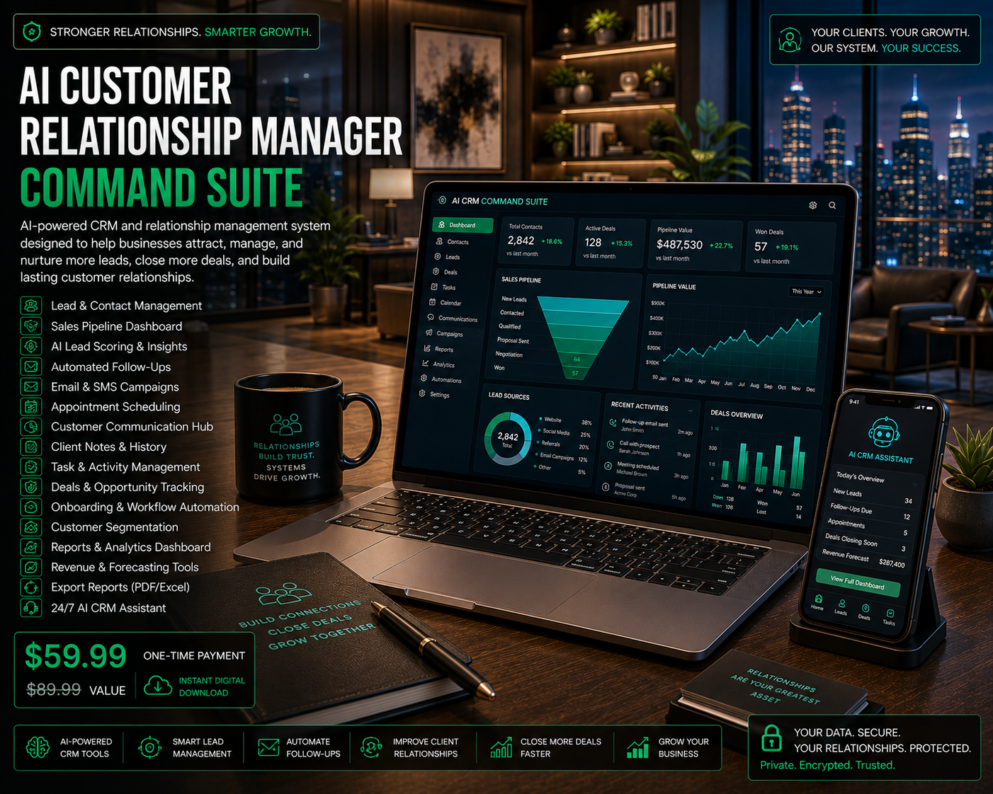 AI Customer Relationship Manager Command Suite