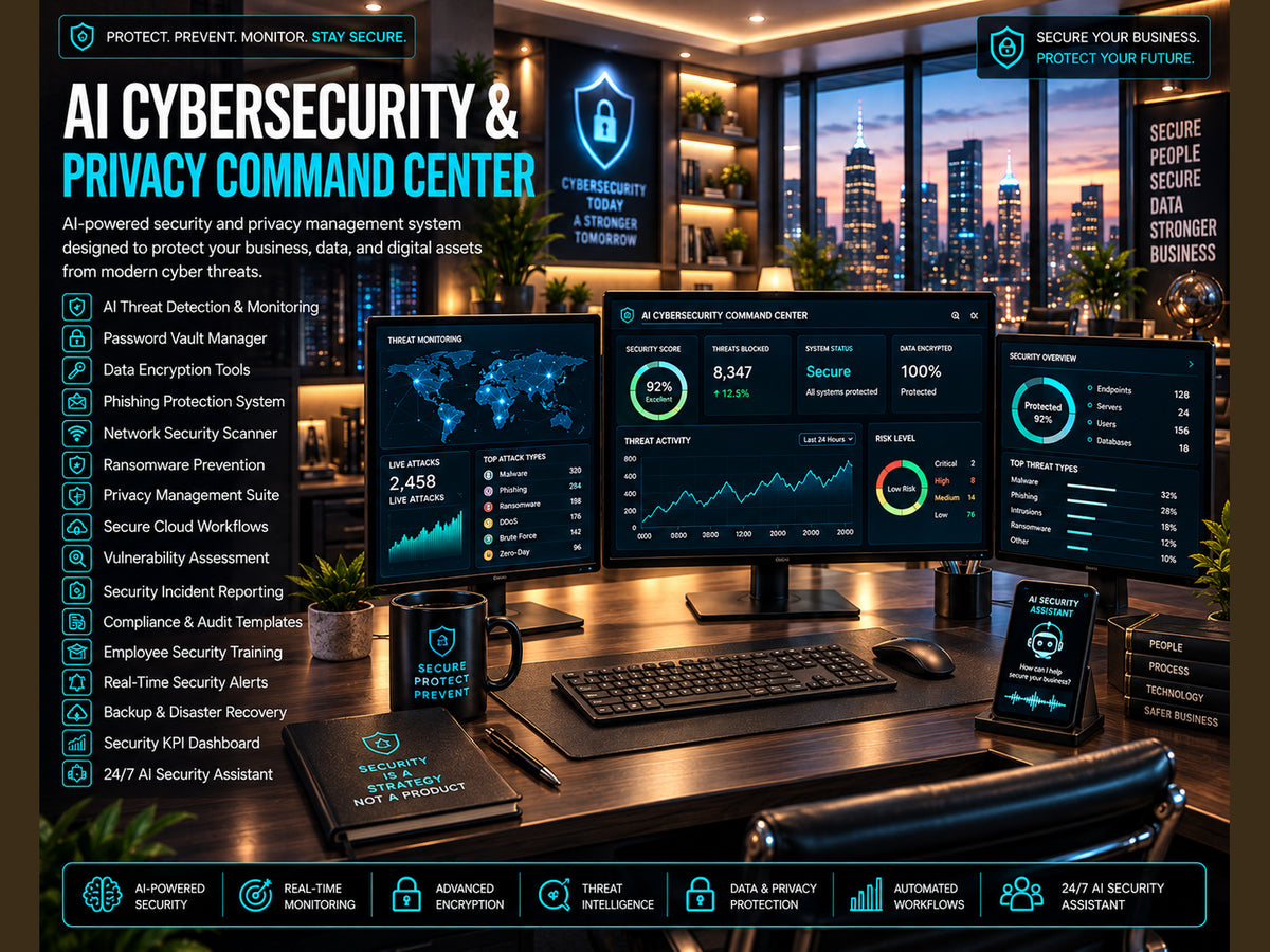 AI Cybersecurity & Privacy Command Center