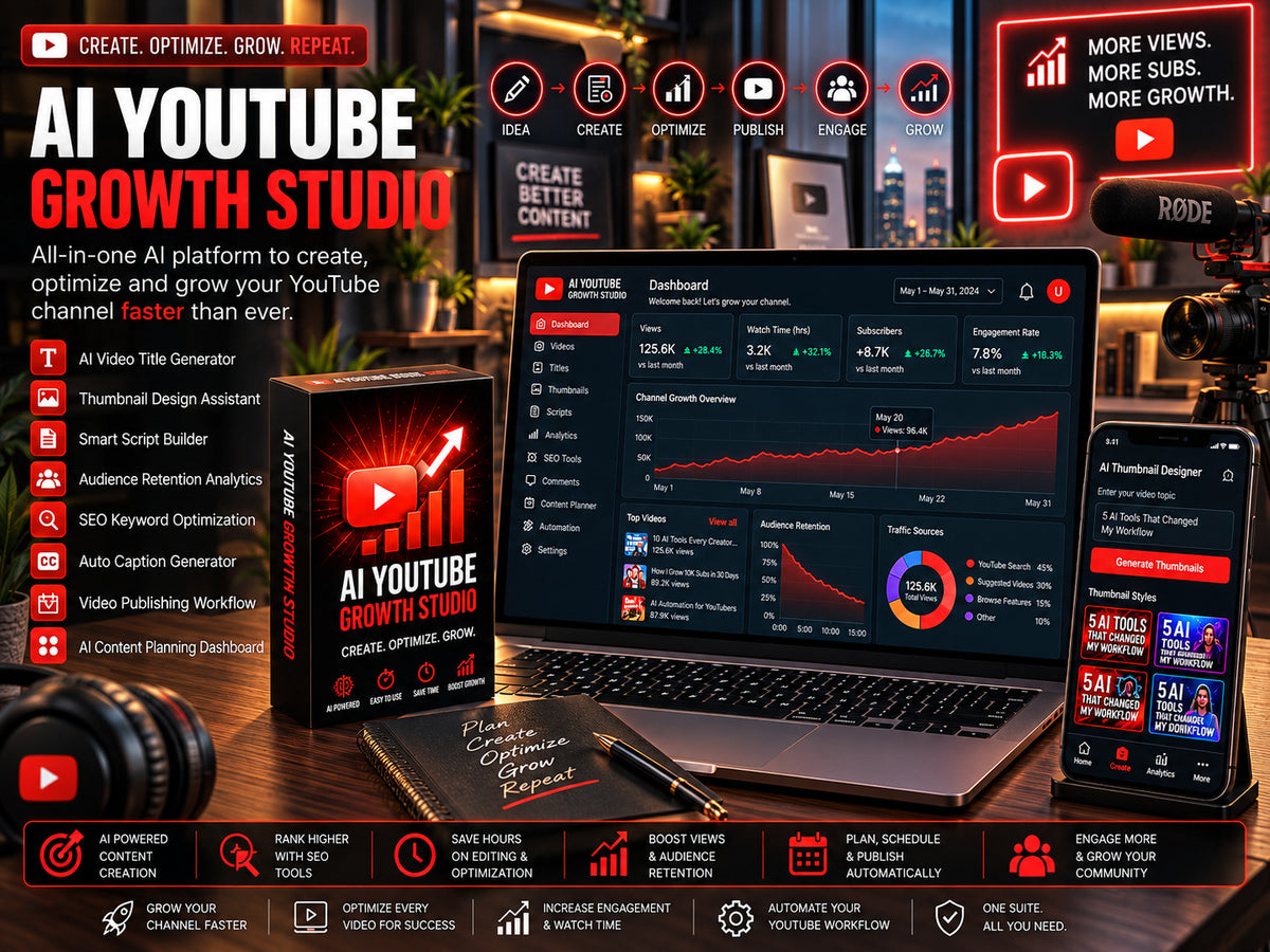 AI YouTube Growth Studio