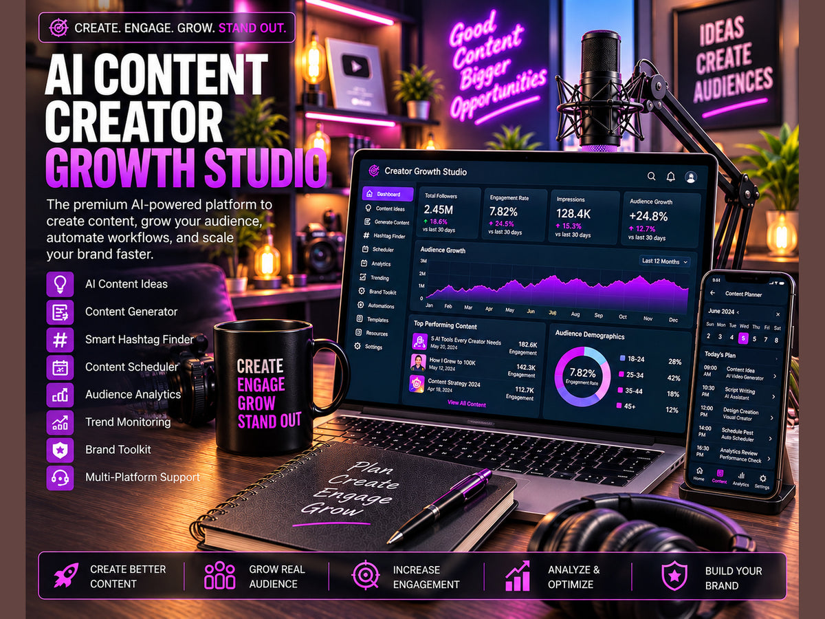 AI Content Creator Growth Studio