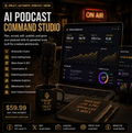 AI Podcast Command Studio